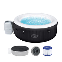 Lay-Z-Spa Miami Hot Tub, 120 AirJet Massage System Inflatable Spa with Freeze Shield Technology, 2-4 Person