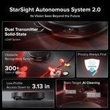roborock Saros 20 Set Robot Vacuum Cleaner with Mop, 36,000 Pa Suction, 3.46 in Double-Layer Threshold, Zero-Tangling, Ultra-slim, StarSight Autonomous 2.0, DirTect Technology, 100°C Hot-Water Care