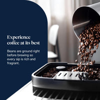 De'Longhi Magnifica Evo, Bean to Cup Coffee and Cappuccino Maker, 1450 watts, 250g bean container, 1.8L water container, ECAM292.81.B, Plastic, Black
