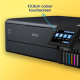 Epson EcoTank ET-8550 Ink Tank Printer | Photo Printing | 6-Colour Inks | Wireless | A3+ | Print, Copy, Scan | 10.9cm Touchscreen | Double-Sided Printing | Rear Paper Feed