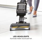 Shark Corded Upright Vacuum Cleaner 1.1L with Anti Hair Wrap Technology, Pet Model, LED Headlights, Lift-Away, Anti-Allergen, 8m Cord, 750W, 5 Attachments inc Pet Tool, Black, NZ691UKTDB