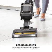 Shark Corded Upright Vacuum Cleaner 1.1L with Anti Hair Wrap Technology, Pet Model, LED Headlights, Lift-Away, Anti-Allergen, 8m Cord, 750W, 5 Attachments inc Pet Tool, Black, NZ691UKTDB