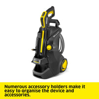 Kärcher high-pressure washer K 4 Power Control Flex eco!Booster Black Edition, pressure: max. 130 bar, flow rate: 420 l/h, area: 30 m²/h, Power Control gun, flexible high-pressure hose, dirt blaster