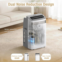 AirOrig Air Conditioning Unit, 14000 BTU Portable Air Conditioner With Cooling, Fan&Dehumidify Mode, Auto Swing, Effortless Cooling-Suitable for 40 m² Large Rooms