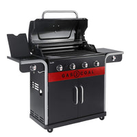 Char-Broil Gas2Coal 440 Hybrid Grill Gas Barbecue, Black, 61 x 24 x 46 cm