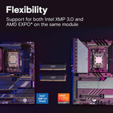 Crucial Pro DDR5 RAM 64GB Kit (2x32GB) 6000MHz CL40, Overclocking Gaming, Intel XMP 3.0 / AMD EXPO, Computer Memory (PC), Black - CP2K32G60C40U5B