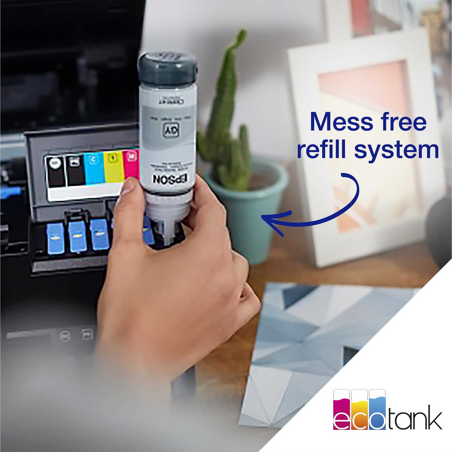 Epson EcoTank ET-8550 Ink Tank Printer | Photo Printing | 6-Colour Inks | Wireless | A3+ | Print, Copy, Scan | 10.9cm Touchscreen | Double-Sided Printing | Rear Paper Feed