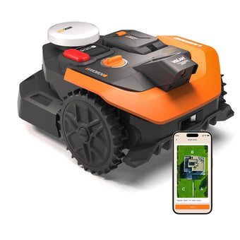 compare product WORX Landroid Vision Cloud WR305E 2WD Robotic Lawnmower without Boundary Cable for 500 m² (AI Obstacle Detection, VSLAM+ RTK Cloud Navigation, Auto Mapping, App Control)