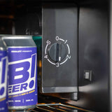 Dellonda Baridi Undercounter Drinks, Beer & Wine Fridge with Wire Shelves, Internal Light & Security Lock 85L, Black - DH13