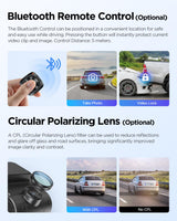VIOFO A229 Plus 2K + 2K Dual STARVIS 2, HDR Front Rear Dash Cam Car, Voice Control & 5GHz Wi-Fi Car Camera, Ultra-Precise GPS, Super Night Vision 2.0, 2.4" Large LCD, Voice Notification, 512 GB Max