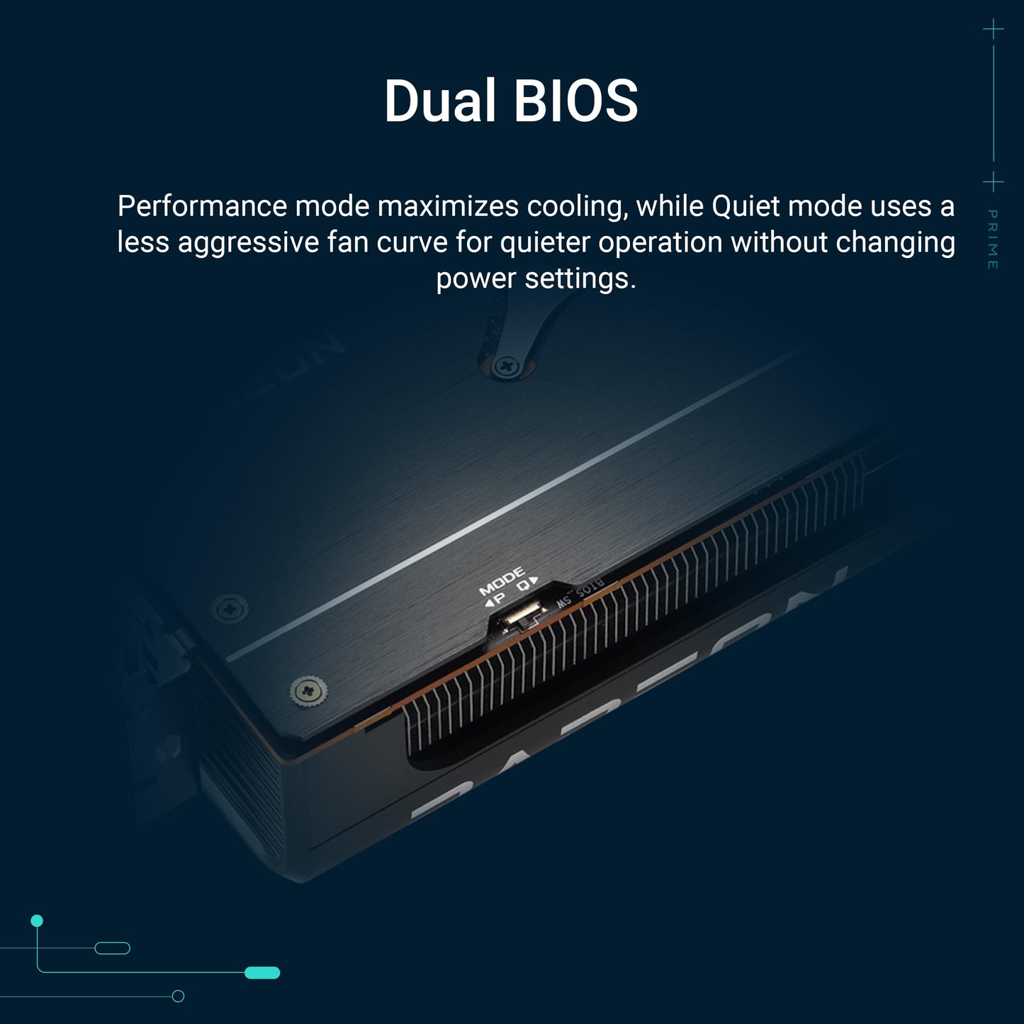 ASUS PRIME RX9070 XT OC, PCIe5, 16GB DDR6, HDMI, 3 DP, 3030MHz Clock, Overclocked, Compact SFF-Ready