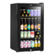 Dellonda Baridi Undercounter Drinks, Beer & Wine Fridge with Wire Shelves, Internal Light & Security Lock 85L, Black - DH13