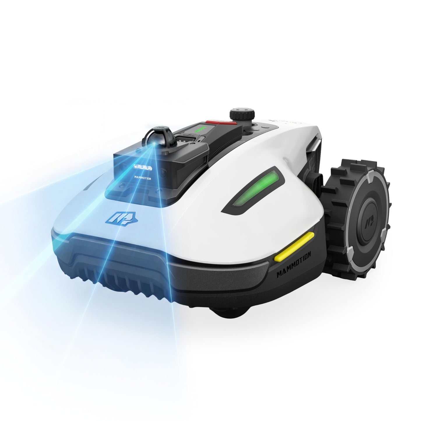 YUKA mini 2 800 Perimeter Cordless Robot Lawn Mower - Up to 800 m², 360° Navigation LiDAR + Camera with AI Driven Detection of Over 300 Obstacles, DropMow, 45% Slopes