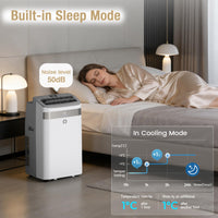 AirOrig Air Conditioning Unit, 14000 BTU Portable Air Conditioner With Cooling, Fan&Dehumidify Mode, Auto Swing, Effortless Cooling-Suitable for 40 m² Large Rooms