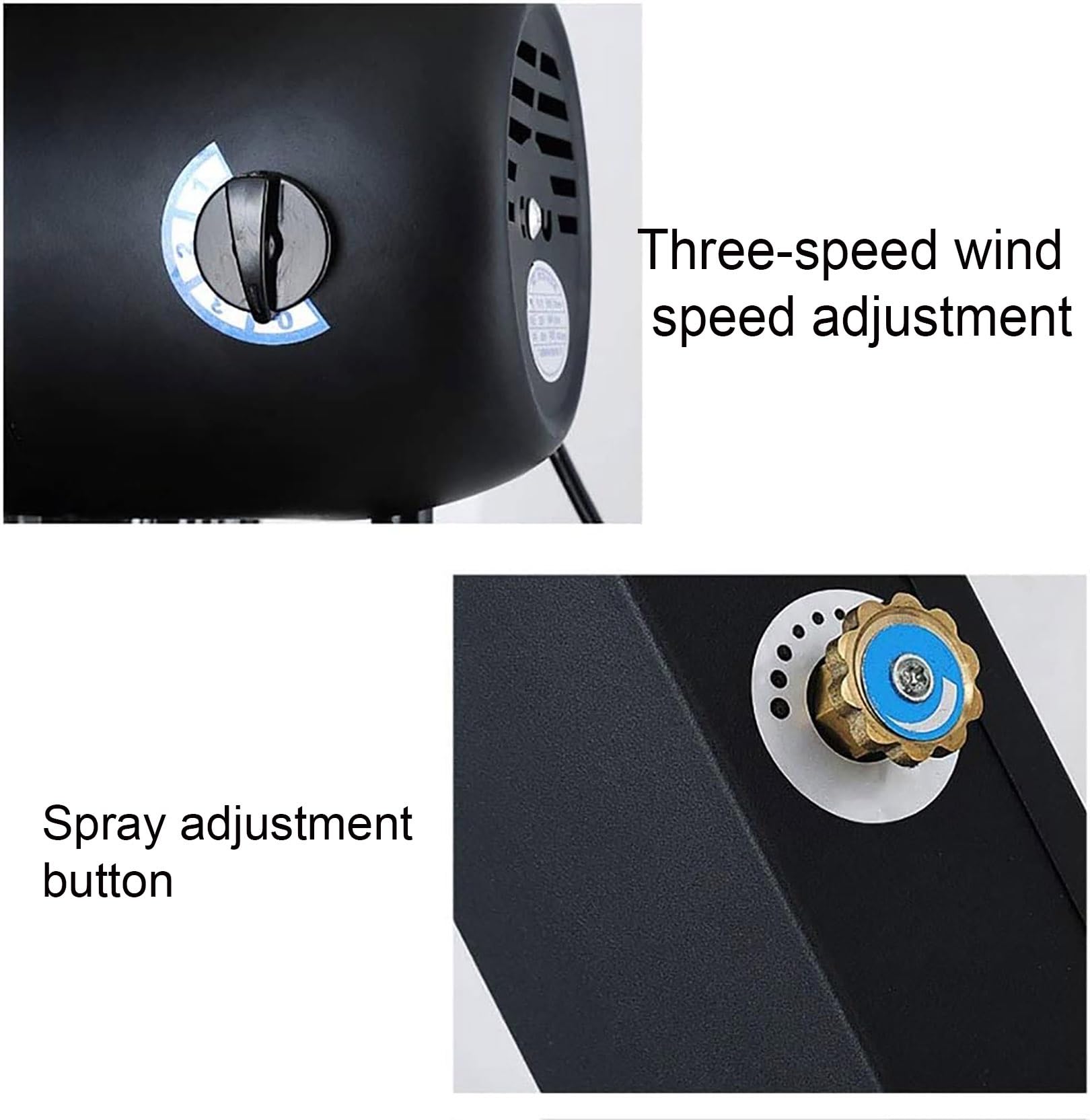 YNIYUJKL Pedestal Fans Dc Motor Ultra Quiet Pedestal Sleeping &Baby, High Energy Efficiency Standing Fan Speed With Leakage Protector, Blowers, 28/32 Inch, Black,Diameter80cm