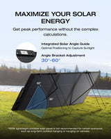 EF ECOFLOW DELTA 3 Classic Portable Power Station With 160W Solar Panel, 1024Wh LiFePO4 Battery, 1800W AC Output (3600W Surge), 100W USB-C, 1-Hour Fast Charging, Solar Generator for Camping, RV