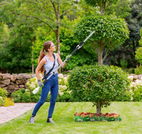 Gtech LHT50 Lightweight Hedge Trimmer | Cordless | 60 mins Runtime | 7 Head Positions | 14 mm Cutting Width | 10 ft Reach