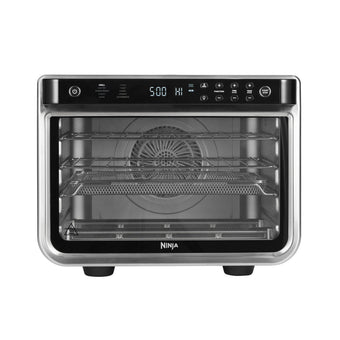compare product Ninja Foodi 10-in-1 Multifunction Oven, Fast Mini Oven, Countertop Oven, 10 Cooking Functions, Air Fry, Pizza, Grill, Roast, Bake, Toast, Bagel & more, Make Family-Size Meals, Silver/Black DT200UK