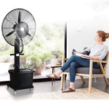 YNIYUJKL Pedestal Fans Dc Motor Ultra Quiet Pedestal Sleeping &Baby, High Energy Efficiency Standing Fan Speed With Leakage Protector, Blowers, 28/32 Inch, Black,Diameter80cm