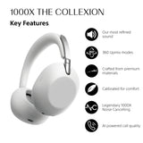 SONY 1000X THE COLLEXION Luxury Over-Ear Wireless Bluetooth Headphones, Studio-Grade Hi-Res Sound,Premium Noise Cancelling, 360 Spatial Audio, Durable Case, iOS & Android – Platinum, New Model