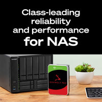 Seagate IronWolf Pro 16TB, Enterprise Internal NAS HDD, CMR 3.5 Inch, SATA 6GB/s, 7.200 RPM, 256MB Cache for RAID NAS, Data Rescue Services, Frustration Free Packaging (ST16000NTZ01)