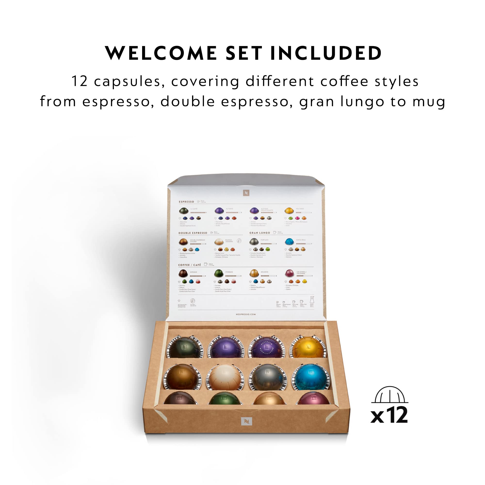 Nespresso - Vertuo Creatista Capsule Coffee Machine with Milk Frother Wand for Cappuccino, Flat White and Espresso by Sage, Sea Salt