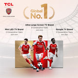 TCL 85T6C-UK 85 Inch QLED 4K HDR TV, Fire TV (Smart TV with Dolby Vision & Atmos, HDR10+, Press & Ask Alexa, 2025 Model)