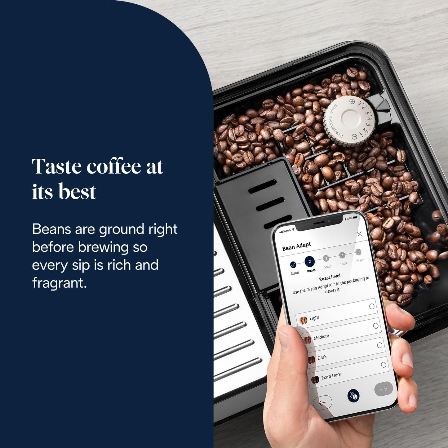 De'Longhi Eletta Explore Cold Brew ECAM452.67.G, Barista Coffee Machine with LatteCrema Hot and Cool, Espresso Machine, Automatic Coffee Bean Machine, Cold Extraction, Coffee Pot Included, Dark Grey