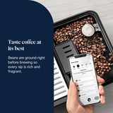 De'Longhi Eletta Explore Cold Brew ECAM452.67.G, Barista Coffee Machine with LatteCrema Hot and Cool, Espresso Machine, Automatic Coffee Bean Machine, Cold Extraction, Coffee Pot Included, Dark Grey