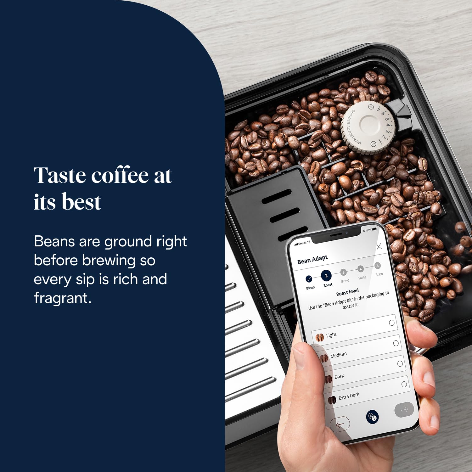 De'Longhi Eletta Explore Cold Brew ECAM452.67.G, Barista Coffee Machine with LatteCrema Hot and Cool, Espresso Machine, Automatic Coffee Bean Machine, Cold Extraction, Coffee Pot Included, Dark Grey