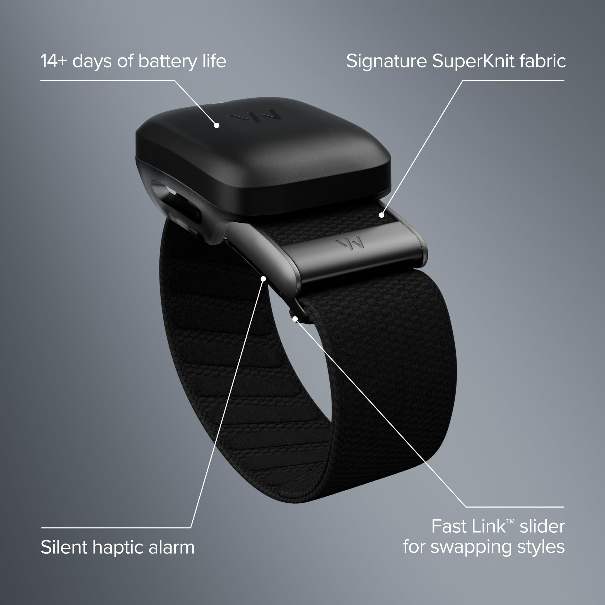 WHOOP Peak – 12-Month Membership – 5.0 Health and Fitness Wearable – 24/7 Activity & Sleep Tracker with Heart Rate, HRV, Stress Monitor, Personalized Coaching, Healthspan – 14+ Days Battery Life