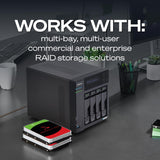 Seagate IronWolf Pro 16TB, Enterprise Internal NAS HDD, CMR 3.5 Inch, SATA 6GB/s, 7.200 RPM, 256MB Cache for RAID NAS, Data Rescue Services, Frustration Free Packaging (ST16000NTZ01)