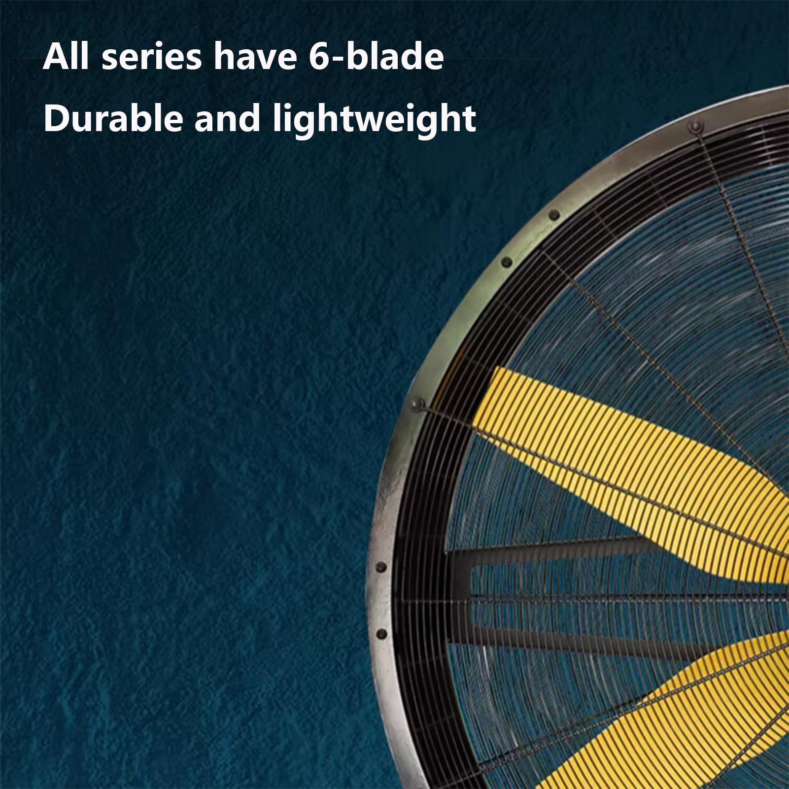 KIBONCY High Velocity Heavy Duty Metal Drum Fan, Industrial Floor Fan, With 360° Adjustable Tilt, For Commercial, Factory, Basement B