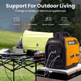 maXpeedingrods 2300W Portable Inverter Generator 4 Stroke Silent Pure Sine Wave Generator for Camping, Caravan, Motorhome