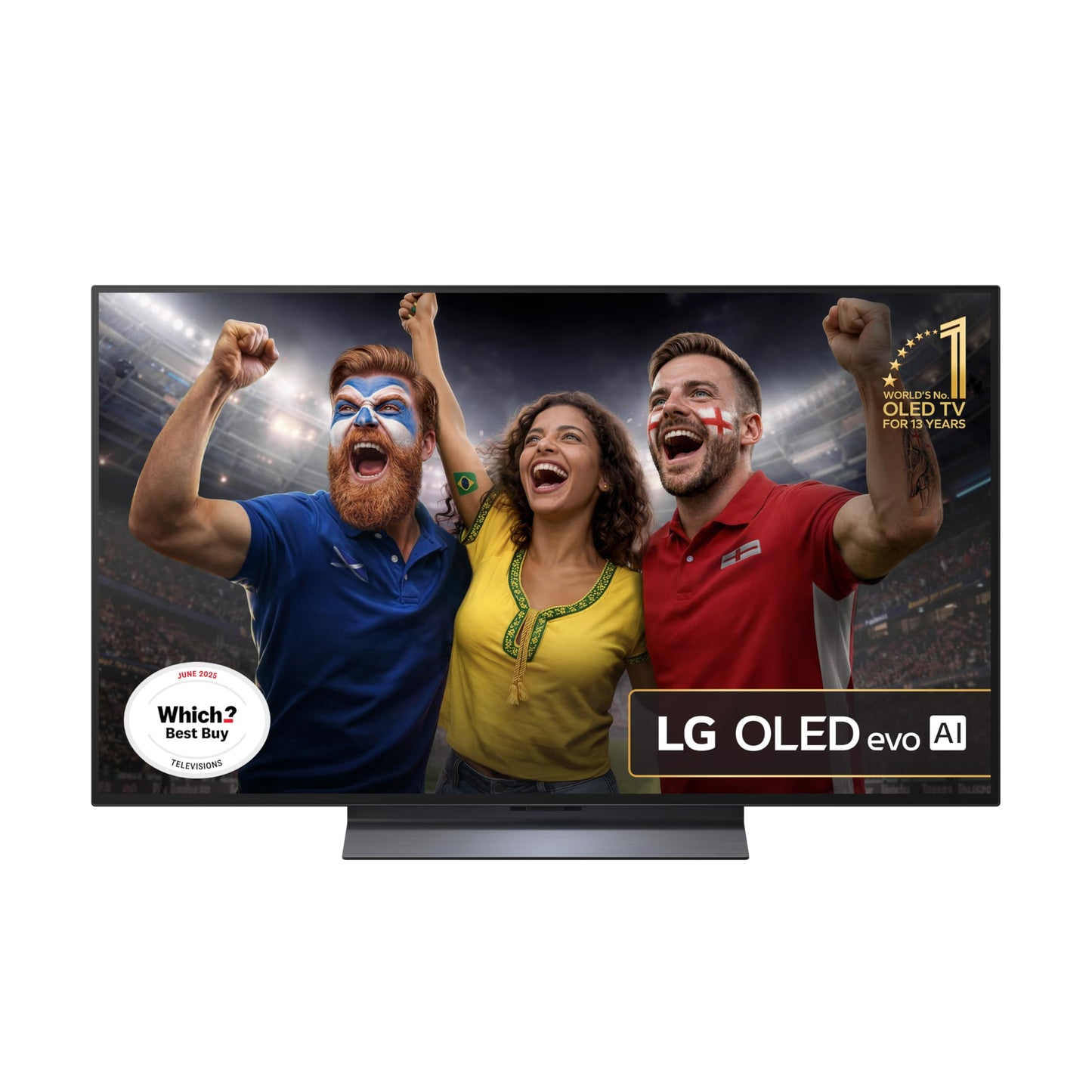 LG OLED48C55LA 48-Inch OLEDevo 4K UHD Smart TV, (α9 AI Processor, Dolby Atmos, Freeview Play and Amazon Alexa, 120Hz) [Model 2025]