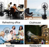 YNIYUJKL Pedestal Fans Dc Motor Ultra Quiet Pedestal Sleeping &Baby, High Energy Efficiency Standing Fan Speed With Leakage Protector, Blowers, 28/32 Inch, Black,Diameter80cm