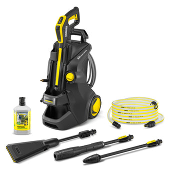 compare product Kärcher high-pressure washer K 4 Power Control Flex eco!Booster Black Edition, pressure: max. 130 bar, flow rate: 420 l/h, area: 30 m²/h, Power Control gun, flexible high-pressure hose, dirt blaster