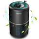AIRTOK Air Purifiers, Air Purifier for Home Bedroom with Fragrance Sponges | 4 in 1 H13 True HEPA Air Filter 99.97% Remove Smoke Dust Pollen Pet Dander Odor Ozone, Free Night, Night Light, AP0601