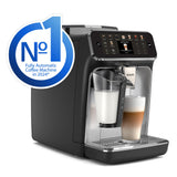 PHILIPS 5500 Series Bean to Cup Coffee Machine – 20 Hot & Iced drinks, LatteGo Milk Frother, Fastest-to-Clean, 40% Quieter, Ceramic Grinder, Fully Automatic Espresso & Cappuccino maker – EP5546/70