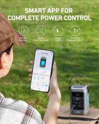 Anker SOLIX C300 DC Portable Power Station & Power Bank, 288Wh LiFePO4 Battery, 300W Solar Generator, for Camping, Outdoors, Travel & Emergency (No Wall Adapter Included)