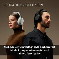 SONY 1000X THE COLLEXION Luxury Over-Ear Wireless Bluetooth Headphones, Studio-Grade Hi-Res Sound,Premium Noise Cancelling, 360 Spatial Audio, Durable Case, iOS & Android – Platinum, New Model
