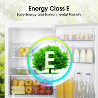Hisense RL170D4BWE Freestanding 56cm Under Counter Fridge - 132 litre capacity - Auto Defrost - Reversible Door - White - E Rated
