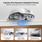 roborock Qrevo Curv 2 Pro Robot Vacuum Cleaner with Mop, 25,000 Pa Suction, Zero-Tangle, 3.14-Inch Ultra Slim, AI Obstacle Avoidance, 100°C Hot-Water Mop Washing, Multifunctional Dock 3.0 Hygiene+