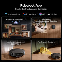 roborock Saros 20 Set Robot Vacuum Cleaner with Mop, 36,000 Pa Suction, 3.46 in Double-Layer Threshold, Zero-Tangling, Ultra-slim, StarSight Autonomous 2.0, DirTect Technology, 100°C Hot-Water Care