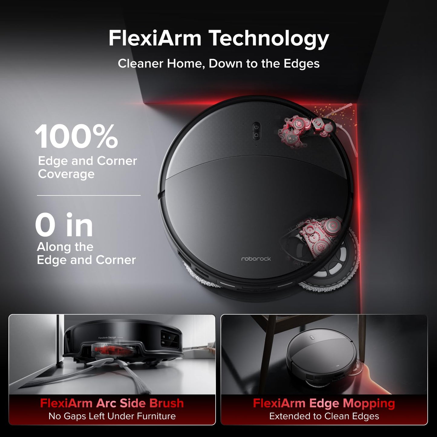 roborock Saros 20 Set Robot Vacuum Cleaner with Mop, 36,000 Pa Suction, 3.46 in Double-Layer Threshold, Zero-Tangling, Ultra-slim, StarSight Autonomous 2.0, DirTect Technology, 100°C Hot-Water Care