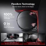 roborock Saros 20 Set Robot Vacuum Cleaner with Mop, 36,000 Pa Suction, 3.46 in Double-Layer Threshold, Zero-Tangling, Ultra-slim, StarSight Autonomous 2.0, DirTect Technology, 100°C Hot-Water Care