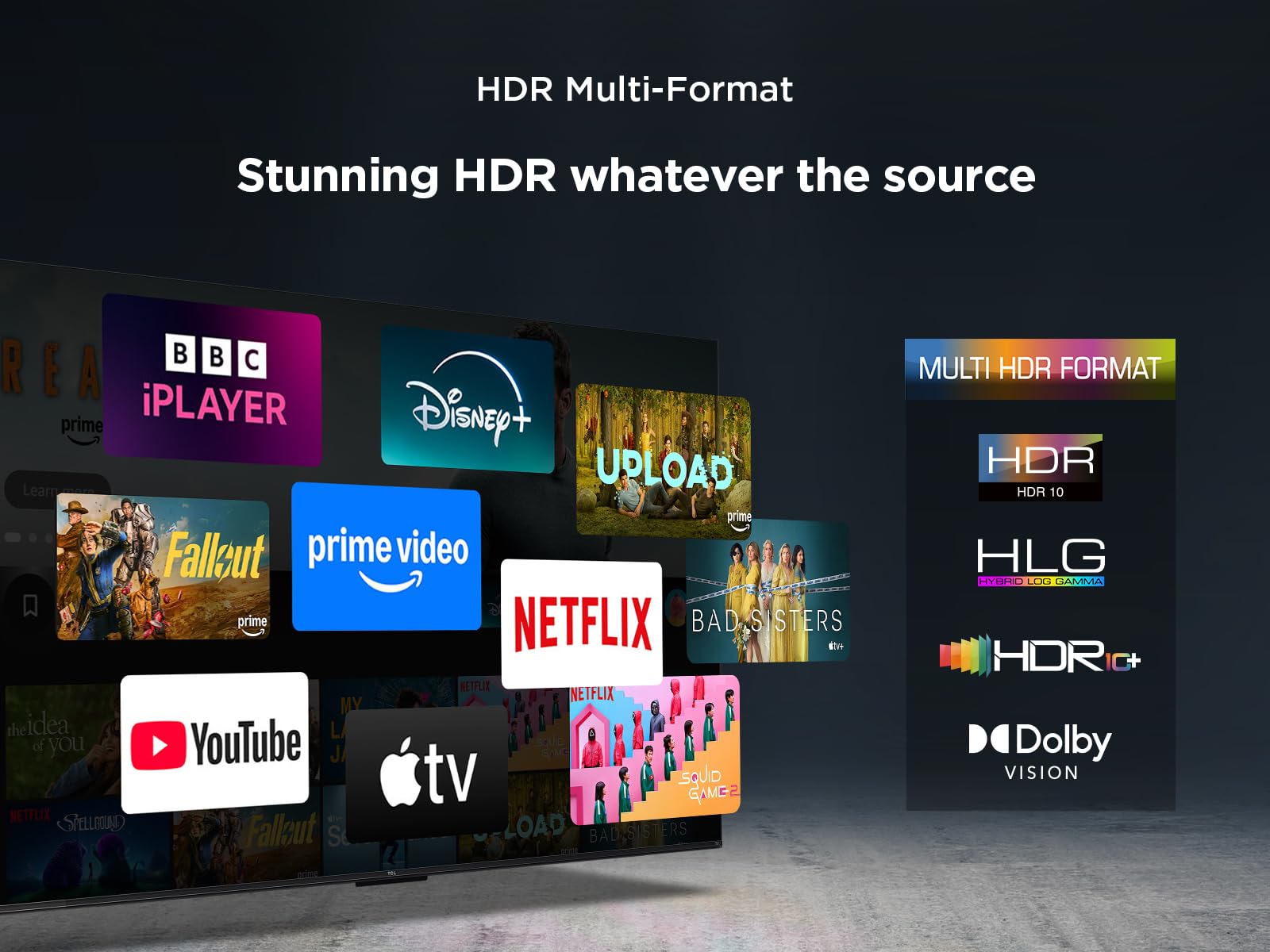 TCL 85T6C-UK 85 Inch QLED 4K HDR TV, Fire TV (Smart TV with Dolby Vision & Atmos, HDR10+, Press & Ask Alexa, 2025 Model)
