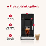 KitchenAid KF2 Fully Automatic Espresso Machine with Iced Coffee, Built-In Grinder, 7 Recipe Options, IntelliGrind Technology, Steam Wand, Matte Black