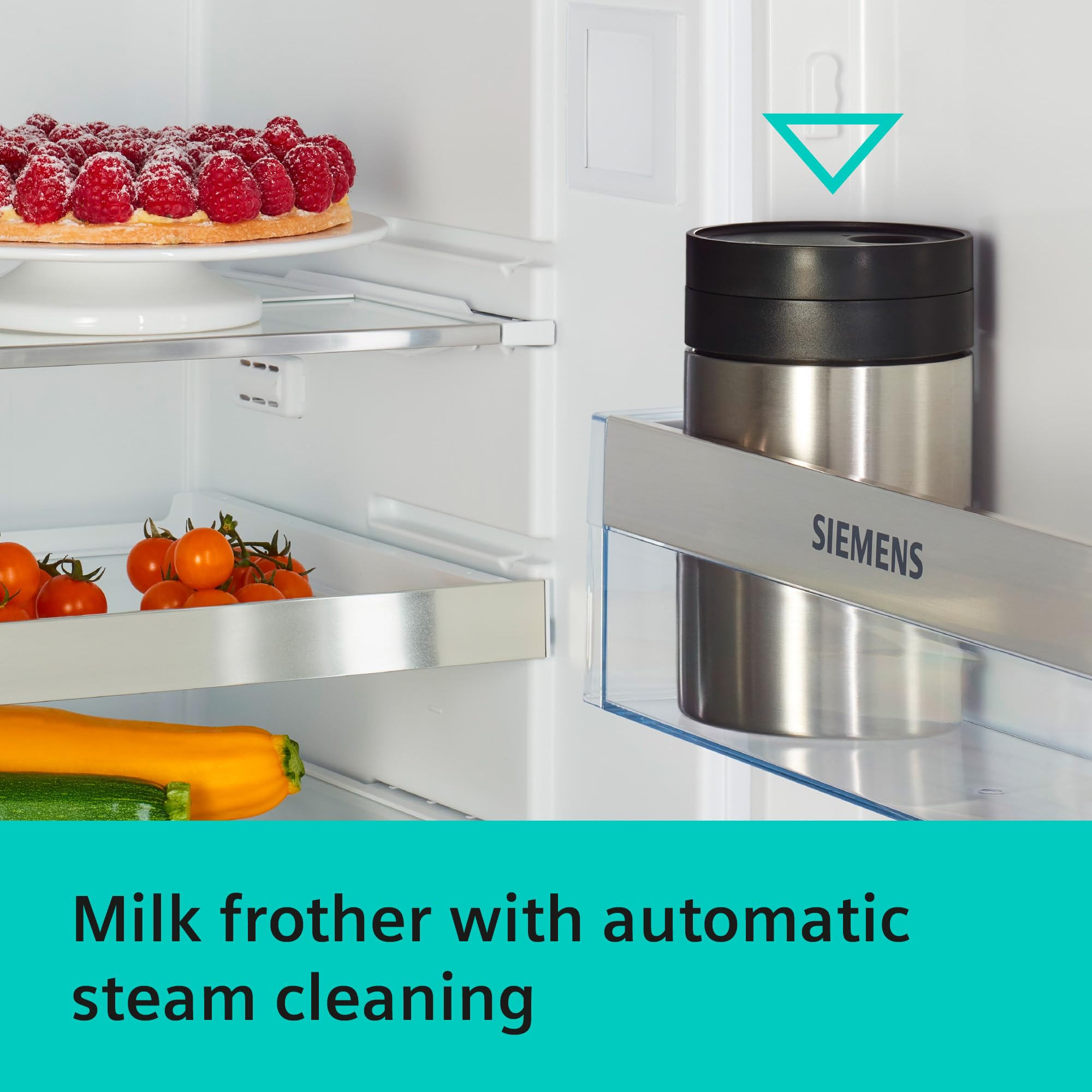 SIEMENS EQ6 plus S300, Fully Automatic Bean to Cup Espresso Coffee Machine with Cappuccinatore milk system, 11 beverages, Ceramic Grinder, Large Touchscreen Display, TE653M11GB, Titanium