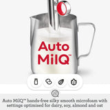 Sage - The Oracle Jet, Professional Coffee Machine with Manual and Automatic Milk Frother - With Knock Box, Milk Jug and Portafilter - 14 Pre-sets, 2.3L Water Tank, 1600 W, Stainless Steel